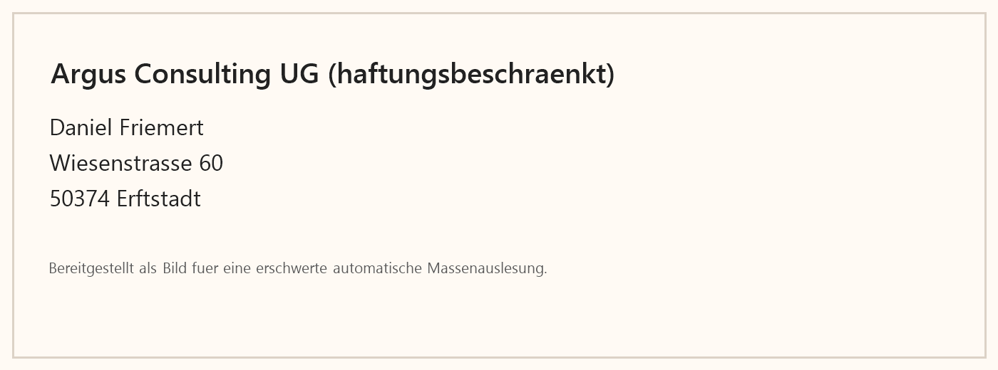 Impressumsangaben als Bild